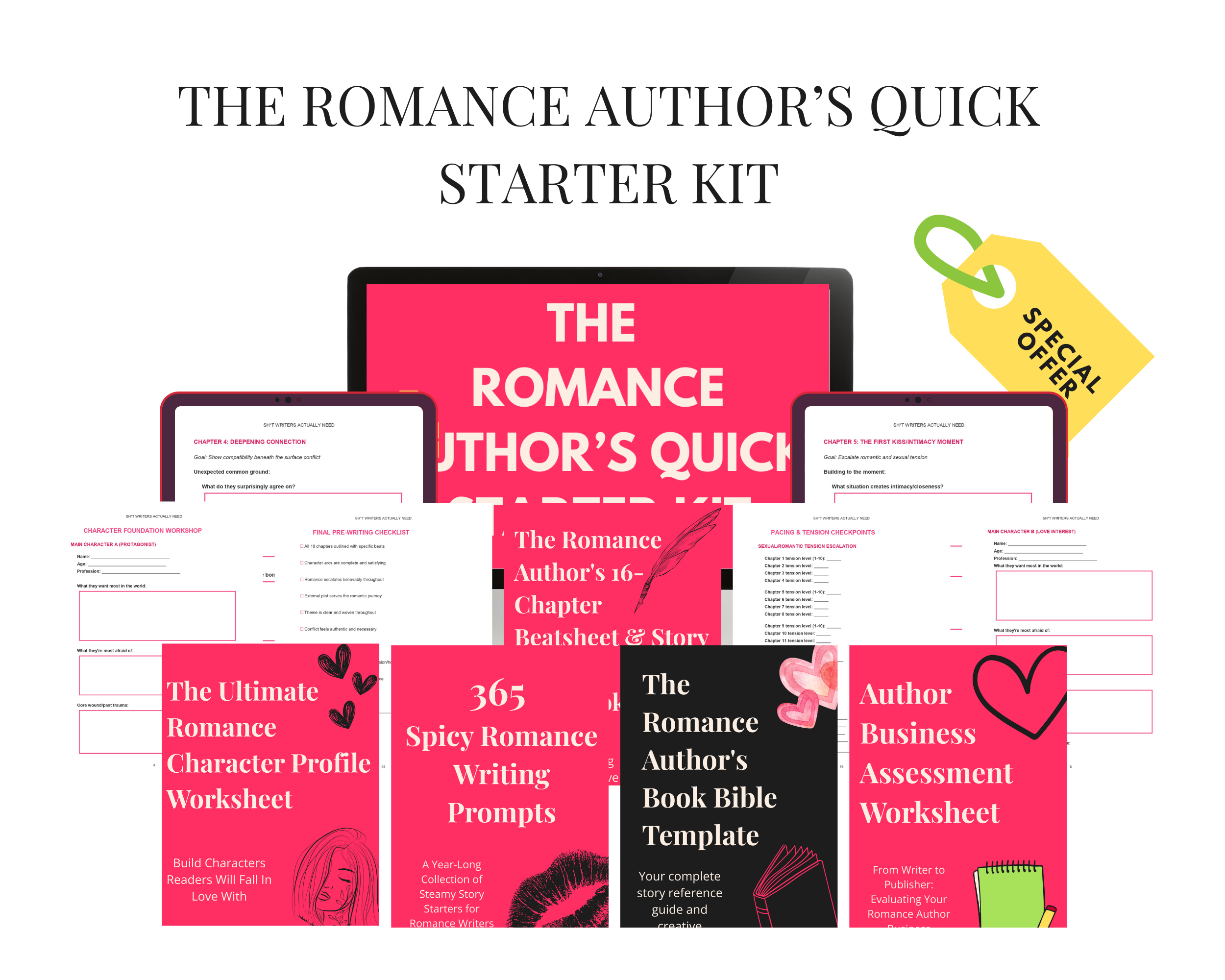 The Romance Author's Quick Start Kit To Making $1000+ per month